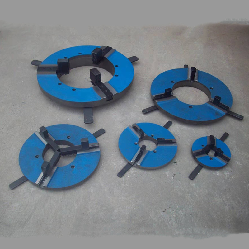 自定心薄型焊接卡盘三爪卡盘自动焊接变位机通孔卡盘收紧快速卡盘
