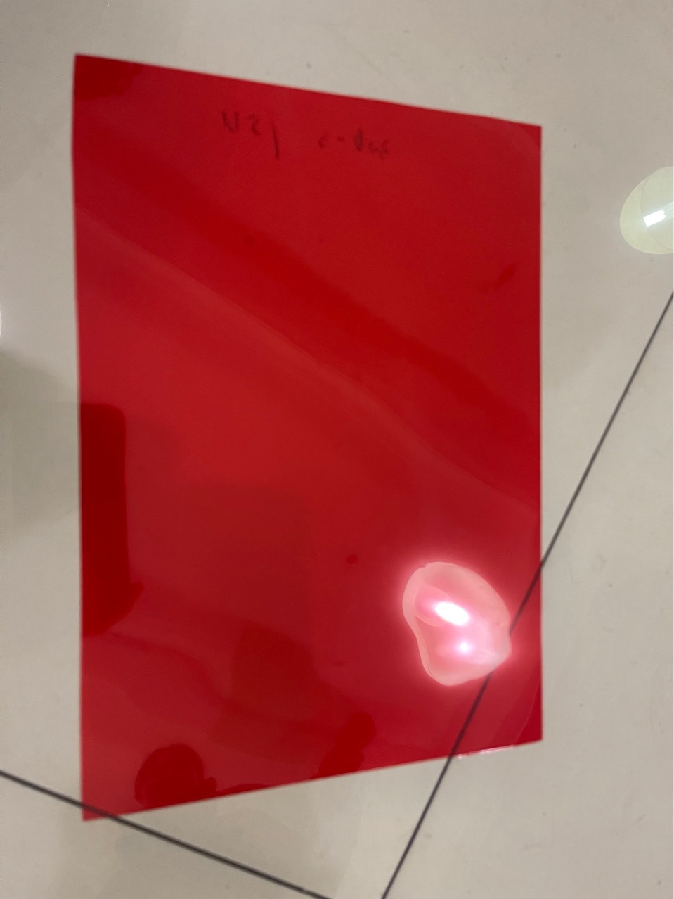 普通pet彩色中国红塑料胶片 不用于3D眼镜