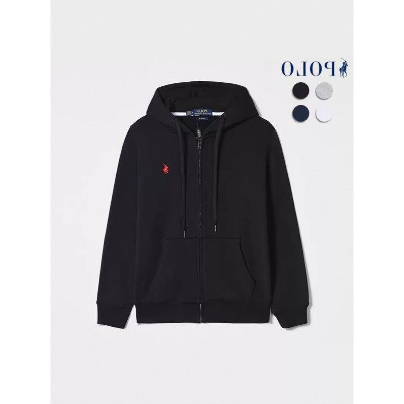 Spring and Autumn Style Polo Long-Sleeved Sweatshirt for Men, Casual Pure Cotton Solid Color Embroidered Pony Logo Zipper Pullover Cardigan Sweatshirt Spring and Autumn Style Polo Long-Sleeved Sweatshirt for Men, Casual Pure Cotton Solid Color Embroidered Pony Logo Zipper Pullover Cardigan Sweatshirt