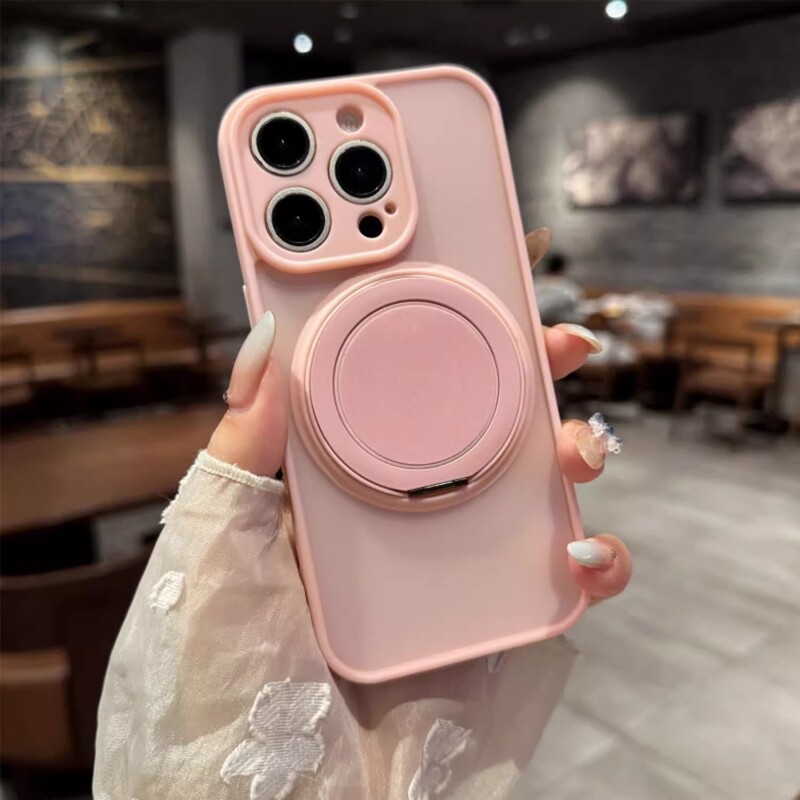 iPhone17proMax携帯電話ケース、つや消し回転磁気ホルダー、Apple 16肌感触オールインクルーシブ保護カバーに適しています。|undefined