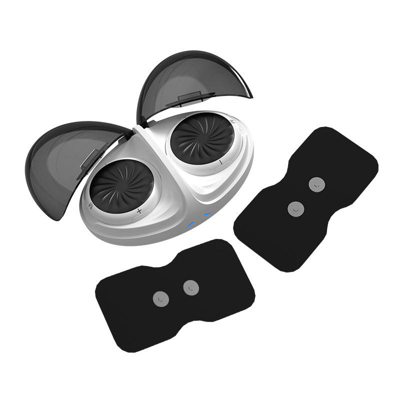 Nuevo masajeador de pulso para hombros y cuello, masajeador eléctrico para cuello, parche de masaje para la columna cervical, parche de masaje portátil mini EMS
