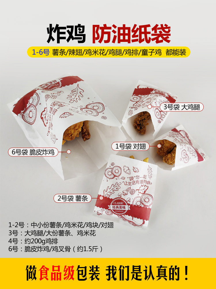 Hamburguesa sin plegables, caja de embalaje de papas fritas, pollo, arroz, pollo, ala de pollo, caja de barco para llevar, bocadillos, platillos, bolsas de papel a prueba de aceite comerciales