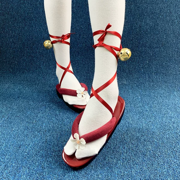 Honkai Star Rail Fireworks Cosplay Shoes Replacement Clogs Cosplay Shoes Stage Shoes Accessories Soft Sole Clogs
