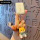 Baimao original couple buckle small Shiba Inu keychain cute cute cute dog resin doll key chain pendant female