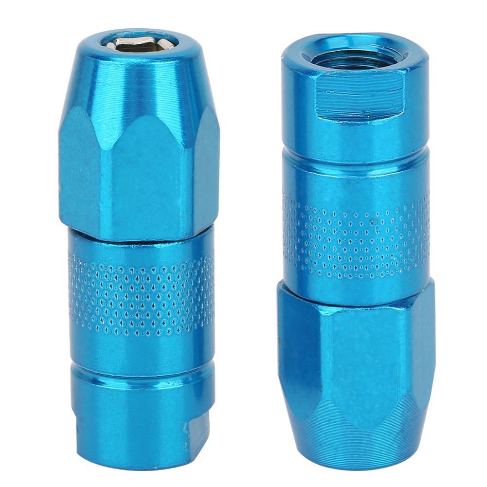 批量供应4爪高档黄油枪平油枪头（蓝色）