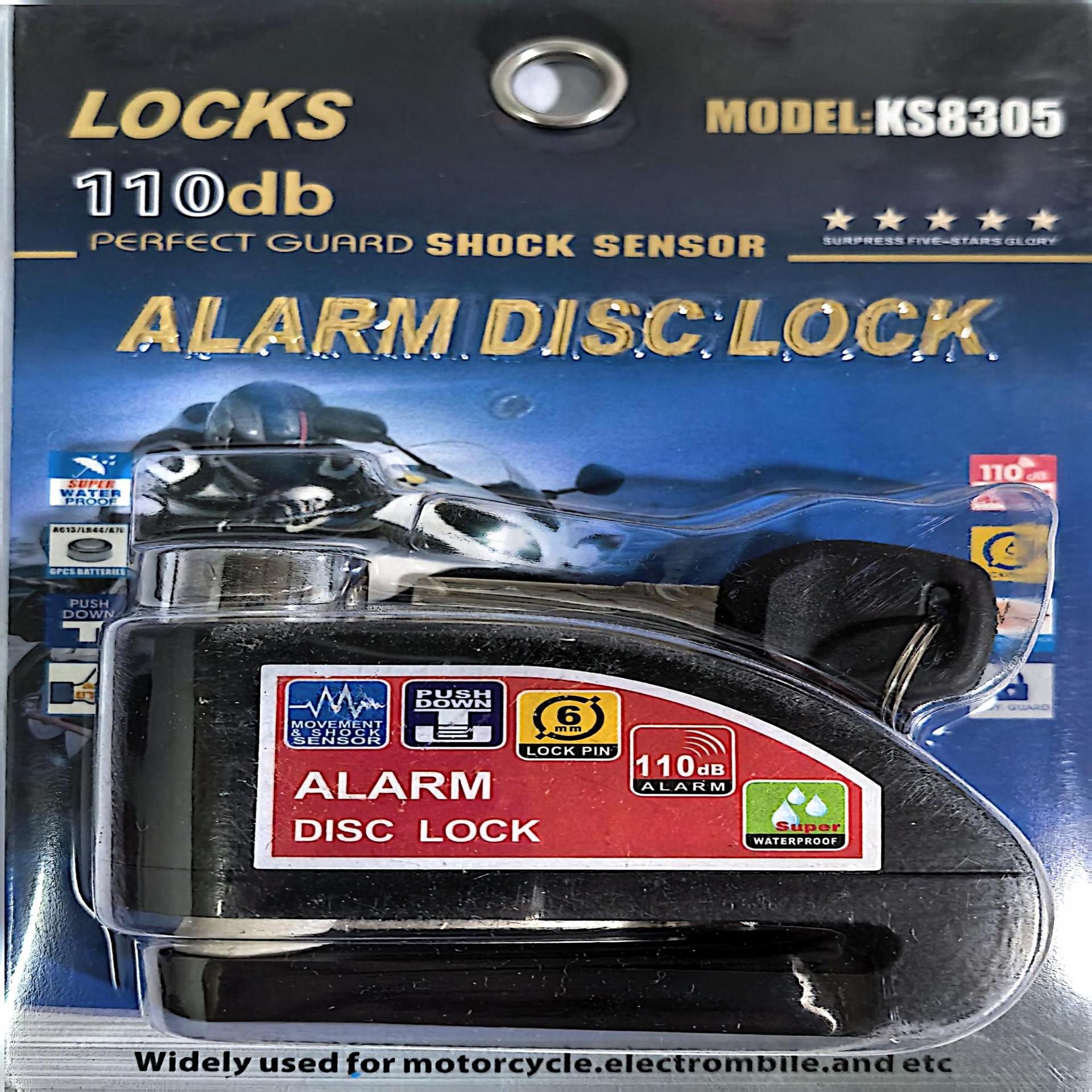 Cross-Border Alarm Disc Brake Lock Motorcycle Disc Lock Anti-Theft Lock Bicycle Lock Electric Vehicle Lock Waterproof Alarm