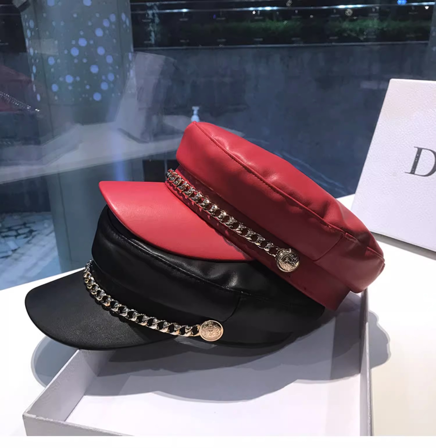 154g Weight Beret Hat Hats Type Women's Elegant Business Basic Solid Color Wide Eaves Beret Hat