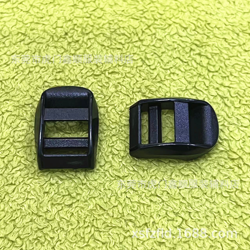 New 10mm Plastic Mesh Buckle, 1cm Helmet Adjustment Buckle, 3-Point Plastic Curved Ladder Buckle, Four-Speed Buckle