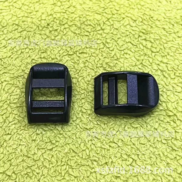 New 10mm Plastic Mesh Buckle, 1cm Helmet Adjustment Buckle, 3-Point Plastic Curved Ladder Buckle, Four-Speed Buckle