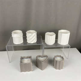 陶瓷香薰蜡烛器皿熏香烛台摆件室内香氛蜡烛杯卧室助眠香薰伴手礼