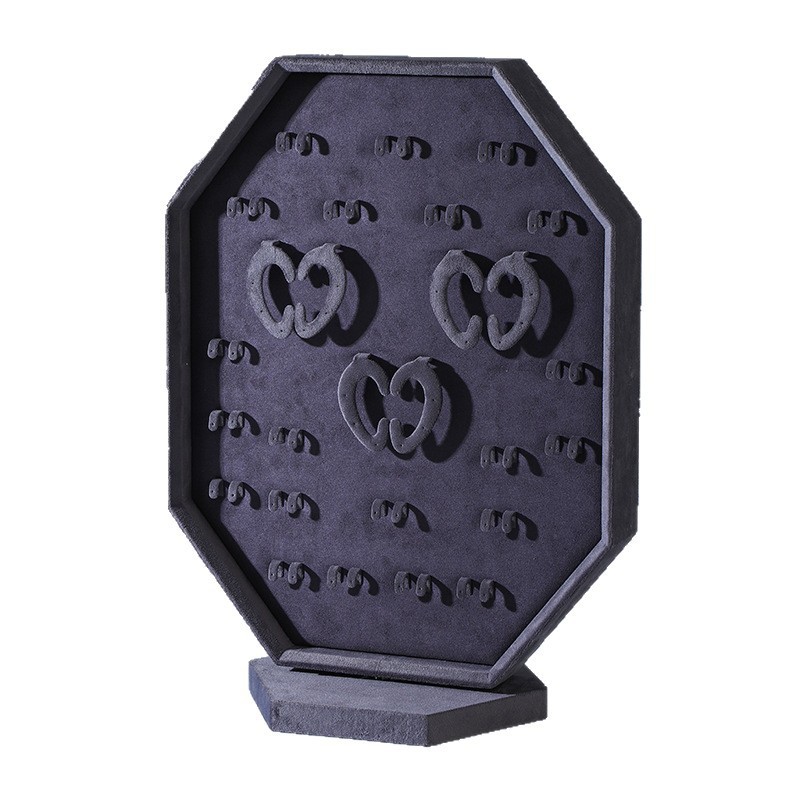 Gabinete de cabina combinado conjunto marco de joyería de doble cara pendientes giratorios marco de joyería anillo brazalete collar marco multipropósito