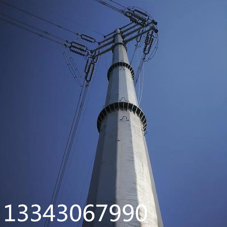 广西电力钢杆 转角钢制电力杆 法兰连接钢管杆 钢管塔批发