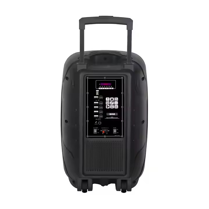 NDR-A15 barra de tracción transfronteriza altavoz Bluetooth 15 pulgadas altavoz de alta potencia de danza cuadrada sonido RGB