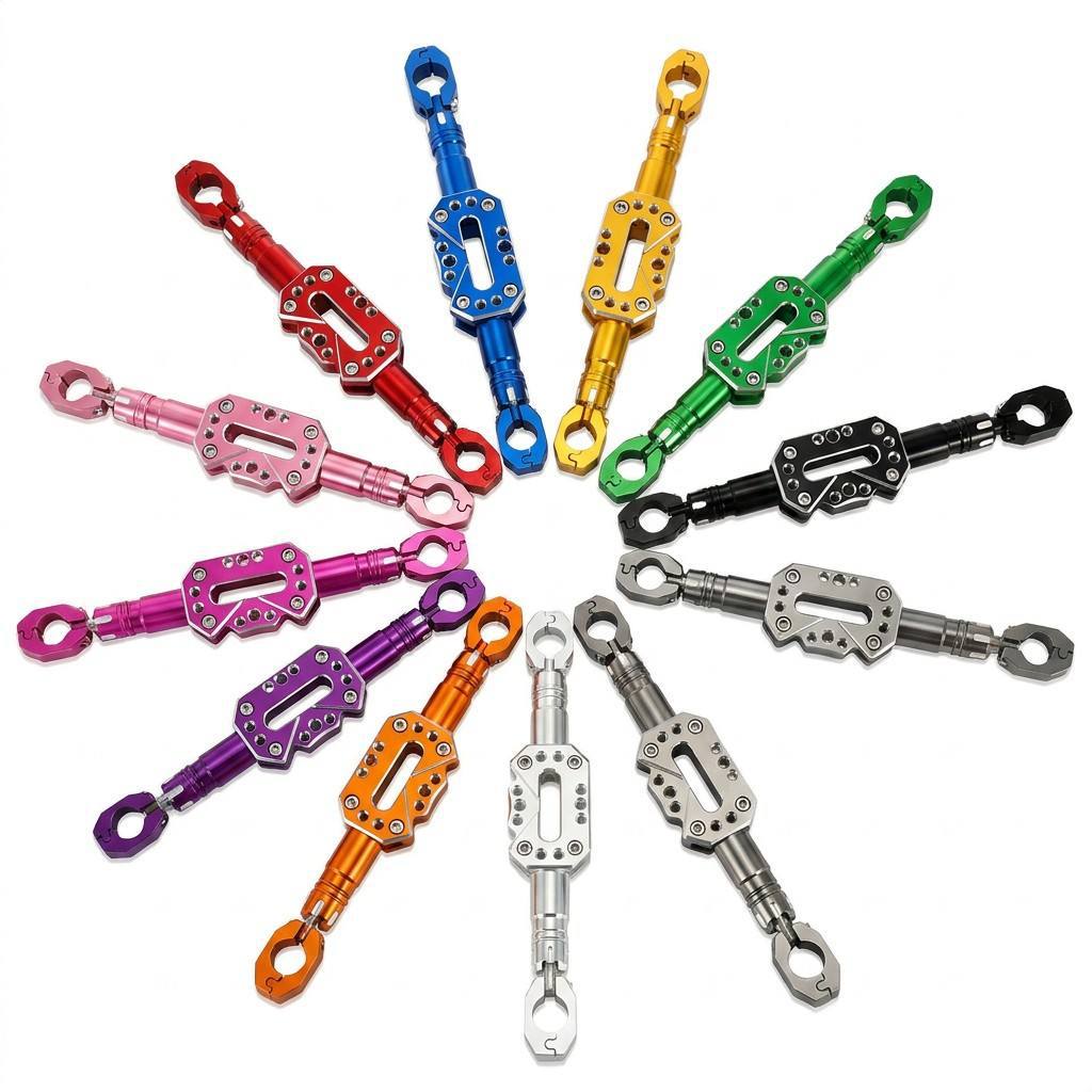 Brake Caliper Modification Mingzhe Electric Vehicle Crossbar Motorcycle Handlebar Balance Rod Pull Rod Reinforcement Accessories