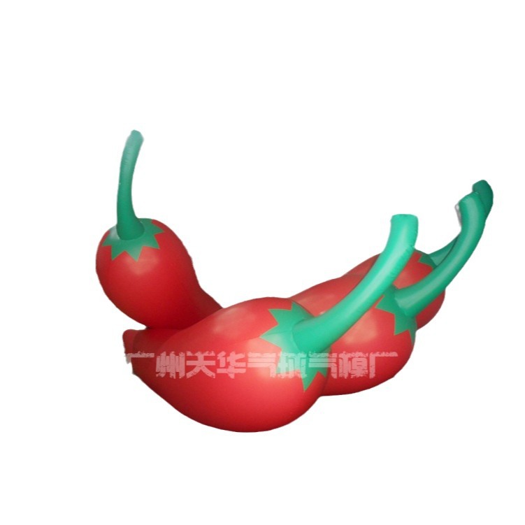 Fuente de la fábrica inflable vegetal inflable modelo PVC inflable pimienta modelo inflable