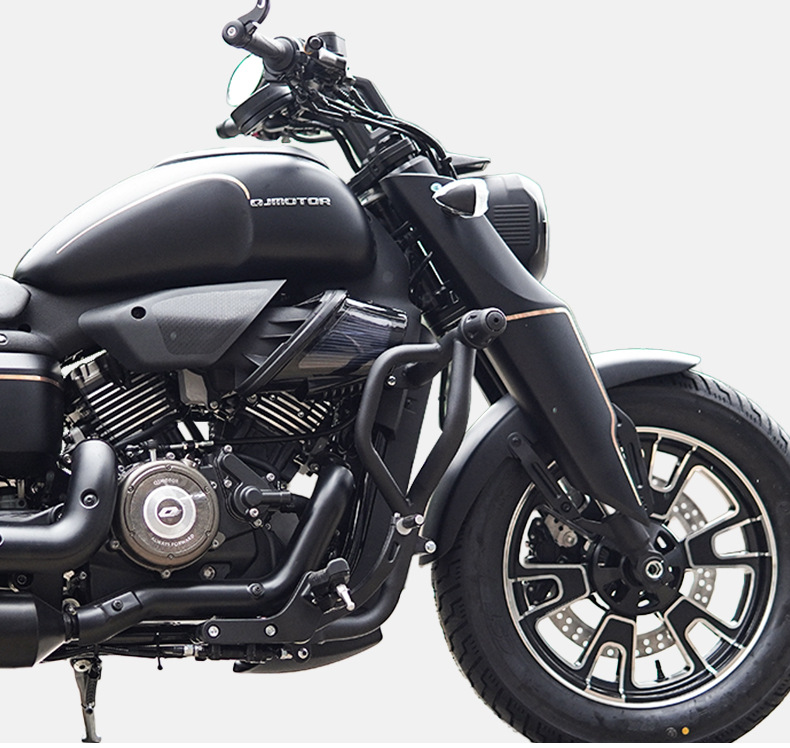 Suitable for Qianjiang Flash 400 Bumper Anti-collision Anti-drop Bars Motorcycle Front Bars Competitive Bars Modified Accessories