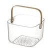 Bath handbash basket Bashing supplies light luxury style storage basket bath room Bathing transparent bath basket bath bath bath basket