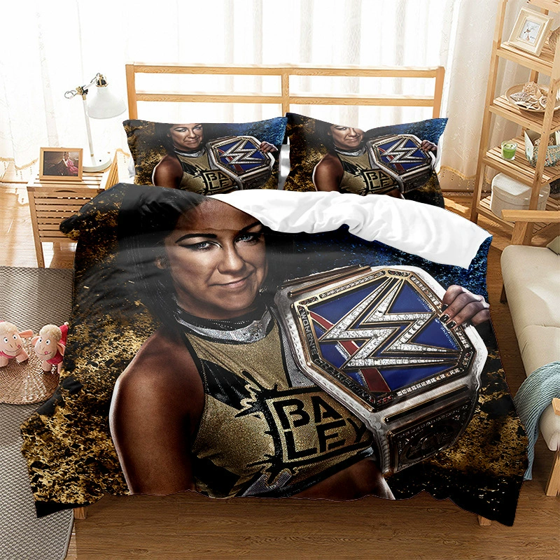 Кросс‑бордер три предмета набор постельного белья серии WWE wrestling можно печатать (для торговли за рубежом)
