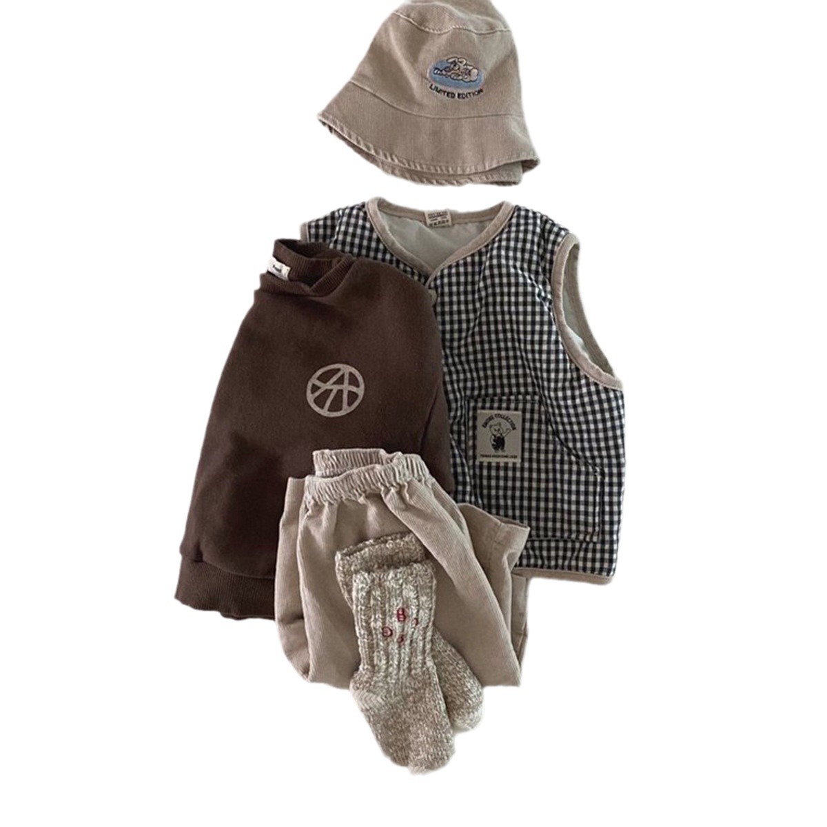 Bebé primavera chaleco abrigo estilo coreano ropa para niños bebé primavera y otoño ropa niños chaleco a cuadros primavera ropa de salida