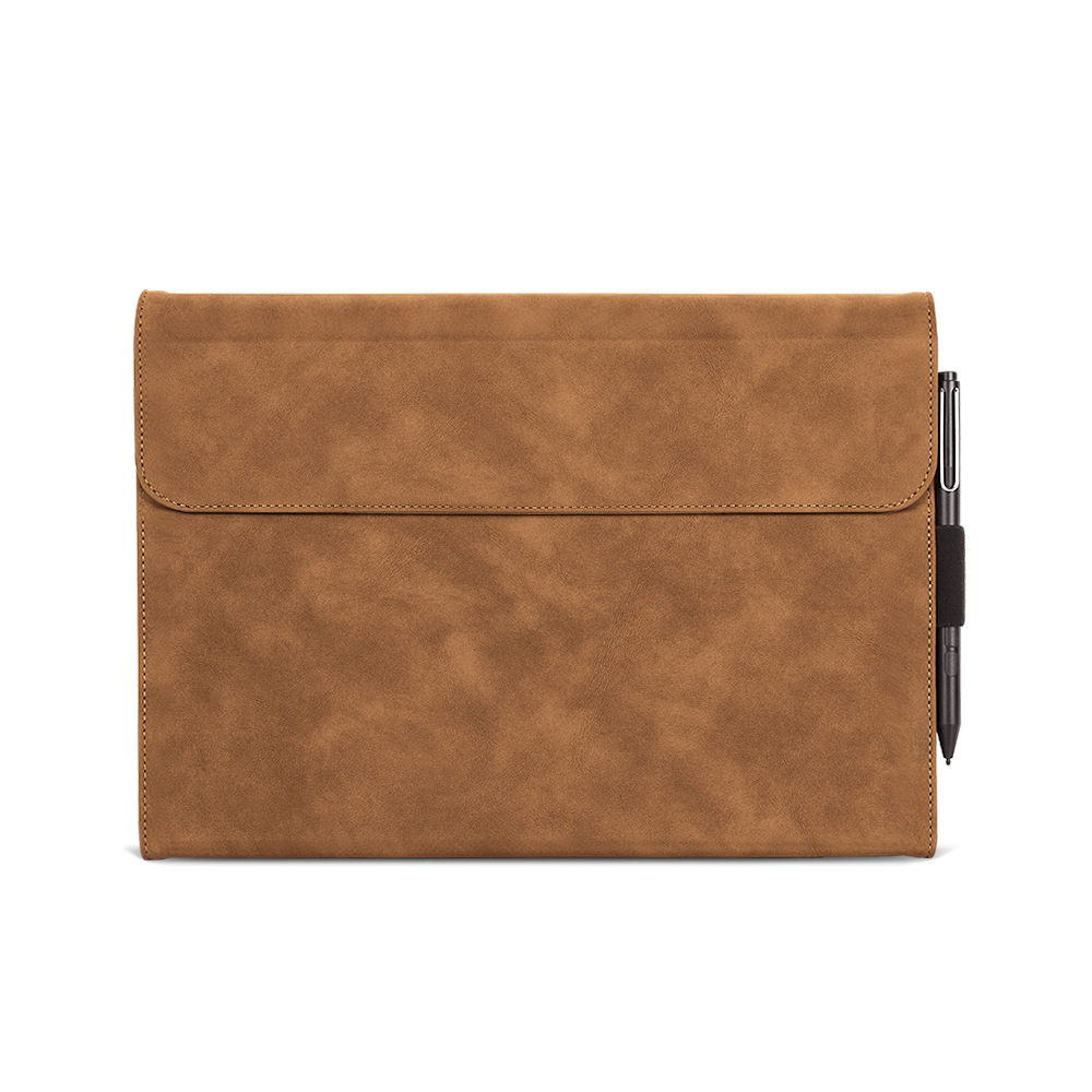 Aplicable Microsoft surface Pro11 10 9 Funda protectora Pro6/7 Todo incluido Go Funda de cuero plana para teclado