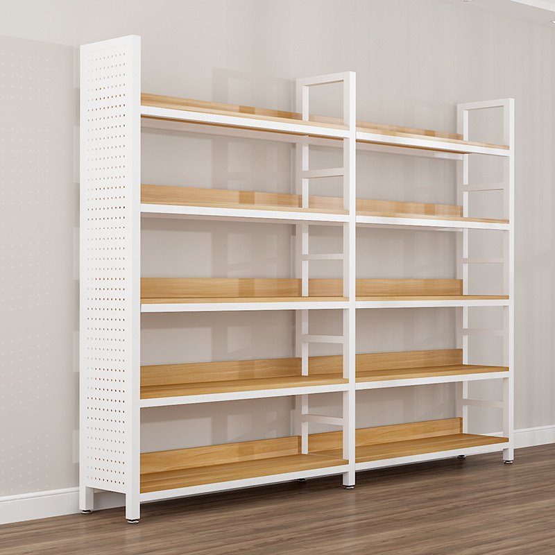 Bookshelf Floor-Standing Kidsren's Storage Rack Wall Shelf Home Bookcase Storage Rack Hole Board Storage Rack Multi-Layer Shelf