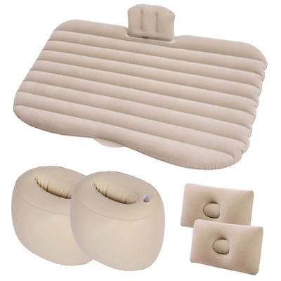 In-Car Inflatable Bed, Vehicle-mounted inflatable bed - common-split-pier-beige