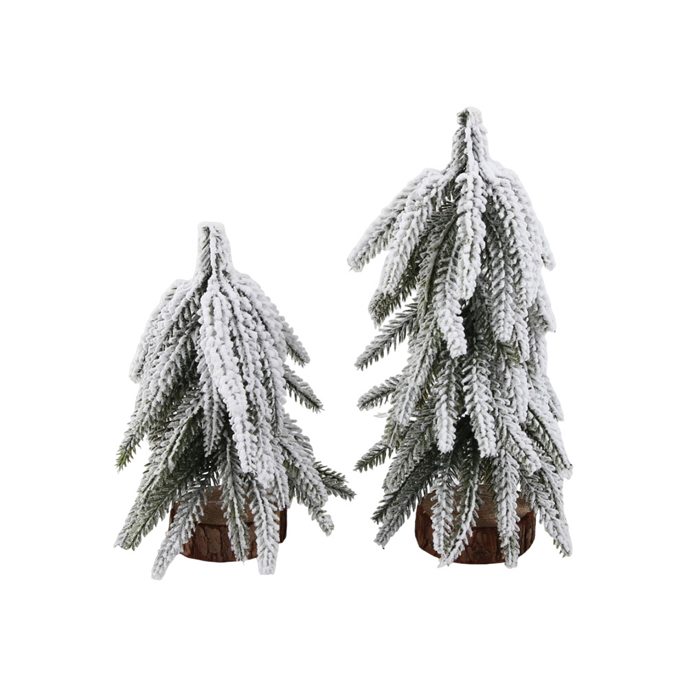 Transfronterizo PE mini árbol de Navidad escritorio micro paisaje decoración de árbol de Navidad decoración de ventanas de casa imitación cedro