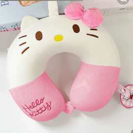 动漫卡通U型枕系列小八乌萨奇玉桂狗Kitty猫颈枕办公室午睡飞机枕