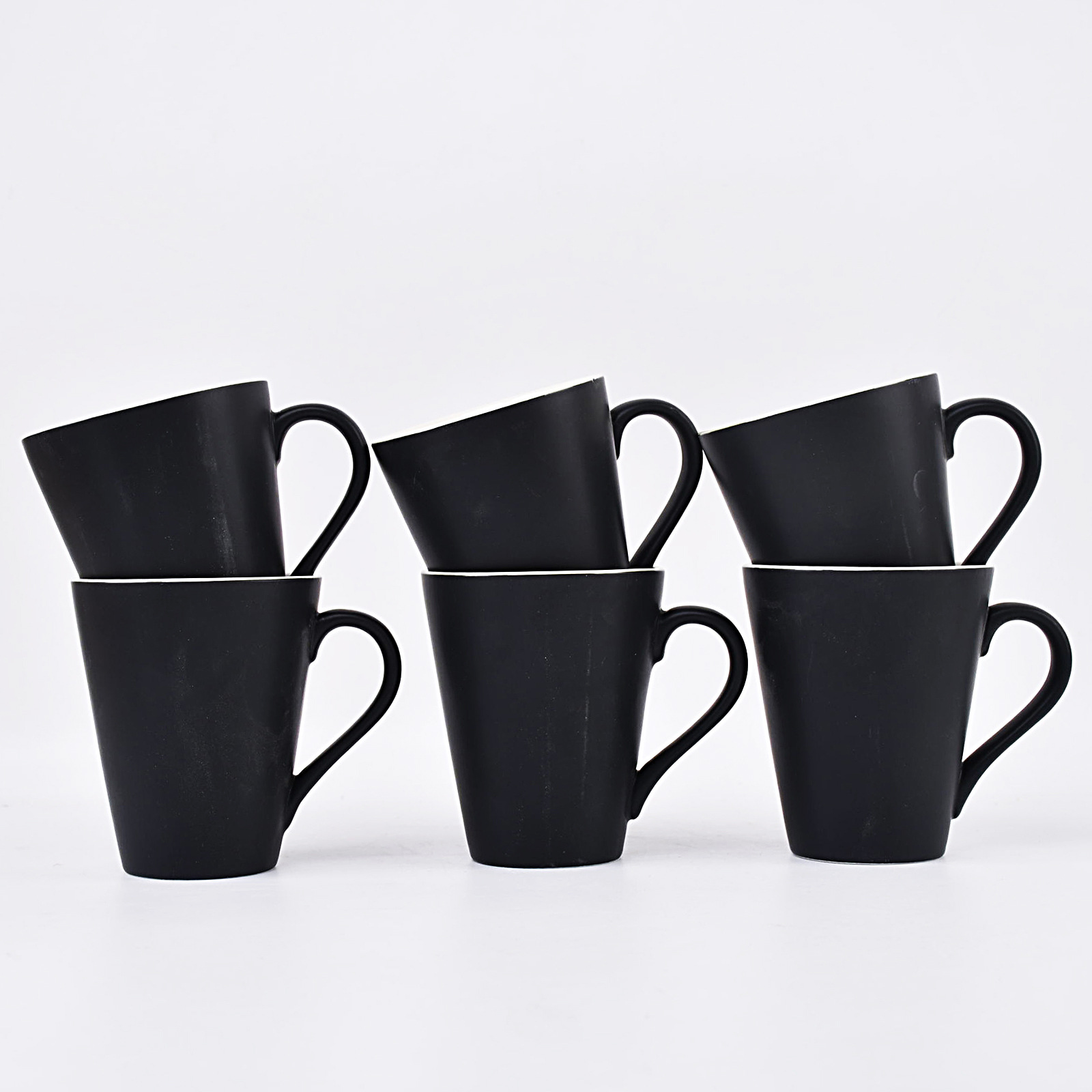 Ceramic black Flared Mug 10 oz coffee mug serving beverages