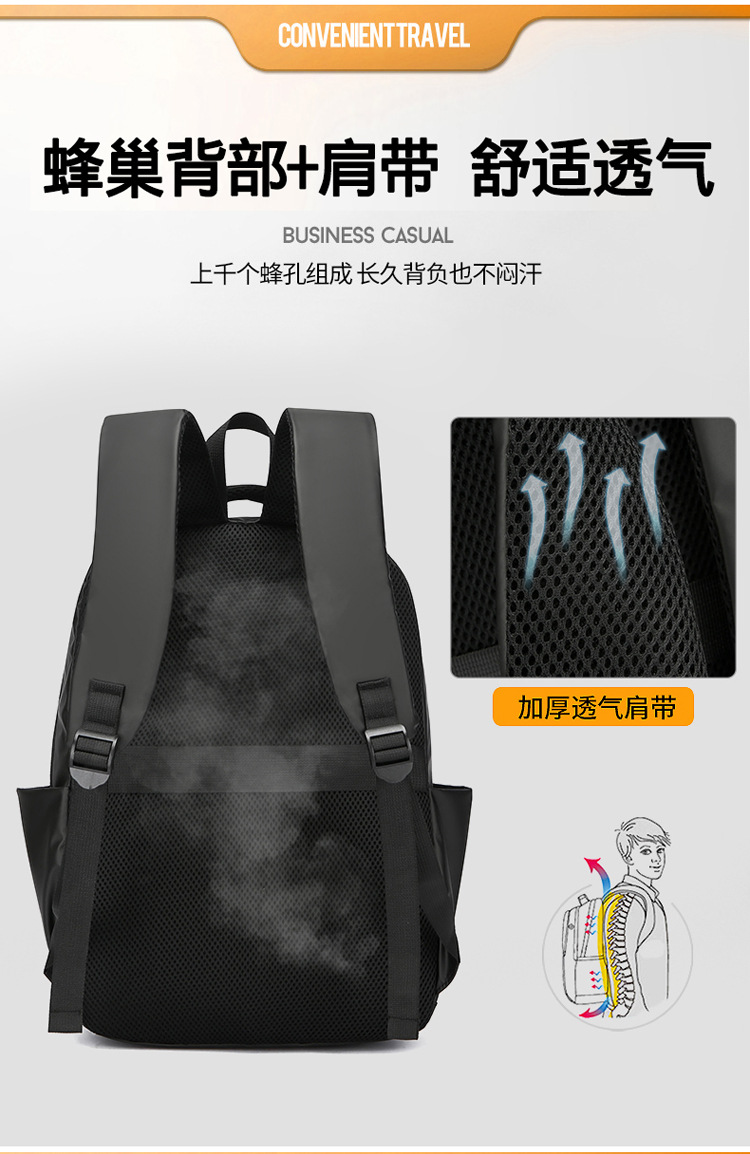 New large-capacity schoolbags for junior and senior high school students, simple commuting computer bags, foreign trade backpacks for men, Korean version cross-border wholesale undefined