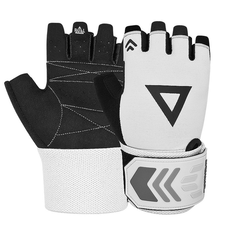 Guantes de fitness, medio dedo, protección de las manos, equipo de ciclismo para hombres y mujeres, entrenamiento con mancuernas, levantamiento de pesas, deportes antideslizantes, gimnasio, transpirable