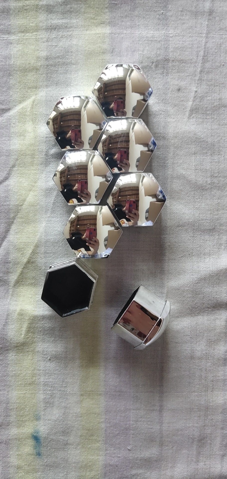 Rueda de coche cubo tapa del neumático tuerca de la rueda cubierta protectora del neumático del coche tapa de tornillo neumático a prueba de polvo tapa decorativa