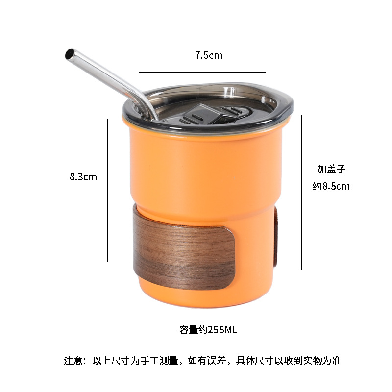 Vaso de una sola capa de acero inoxidable 304 con logo impreso, vaso para cerveza, taza de café para camping al aire libre, modelo superventas transfronterizo