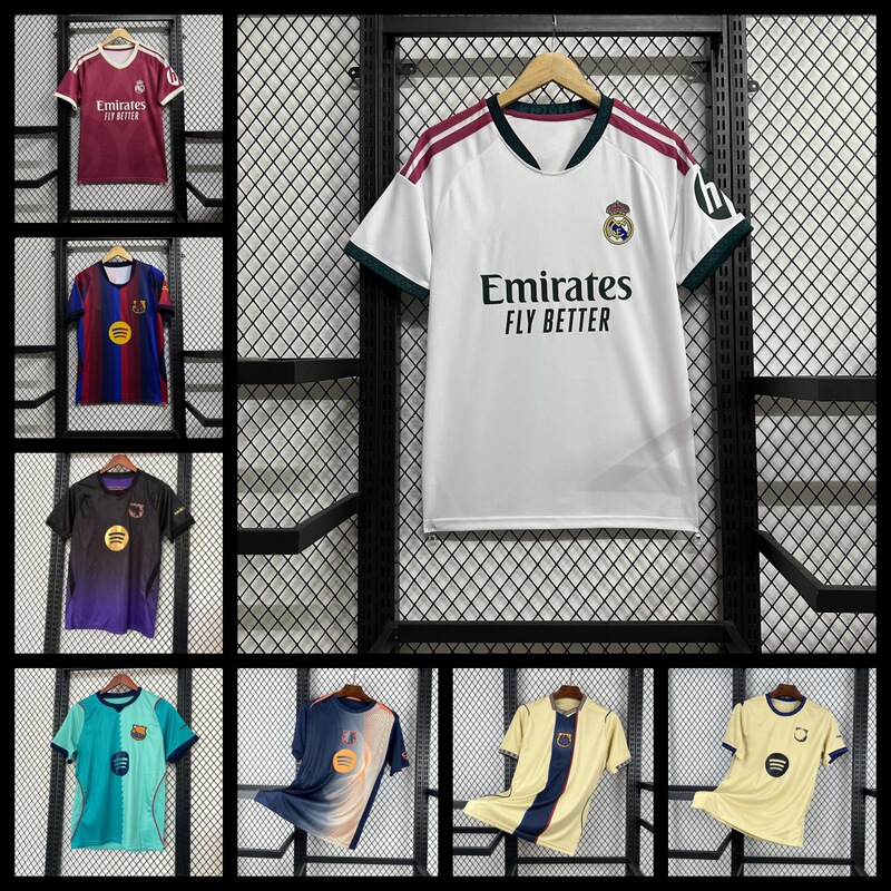 Wholesale 2526 Season La Liga Fan Edition Football Jerseys of Real Madrid, Barcelona, Valencia, and Betis Wholesale 2526 Season La Liga Fan Edition Football Jerseys of Real Madrid, Barcelona, Valencia, and Betis