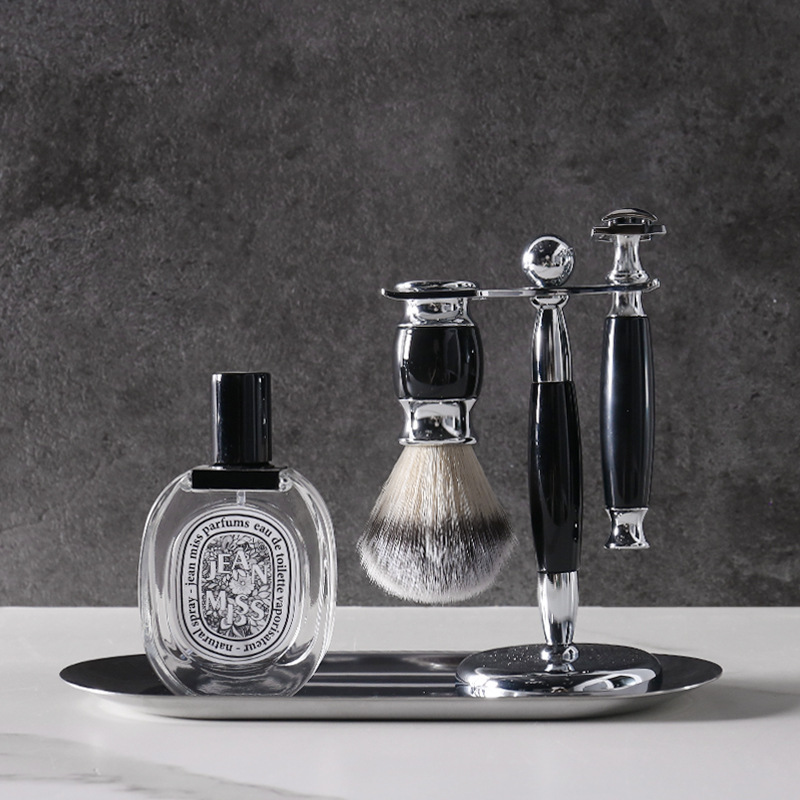 Nordic Model Room Bathroom Washstand Accessories Men's Razor Razor silver Small Tray Decorative Ornaments Nordic Model Room Bathroom Washstand Accessories Men's Razor Razor silver Small Tray Decorative Ornaments