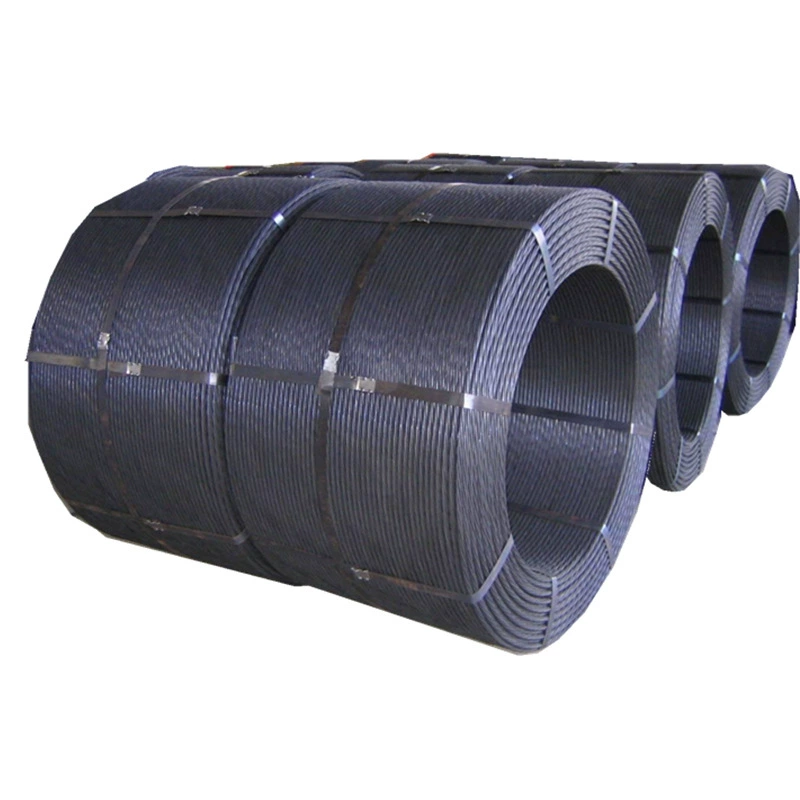 Оцинкованная стальная стренга предварительно напряженная стальная стренга 1/2 3/8 5/8 канат завод прямые поставки бетонная стальная стренга