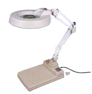 批发圆形台式带灯放大镜,升降式放大镜,10倍台式拉伸放大镜
