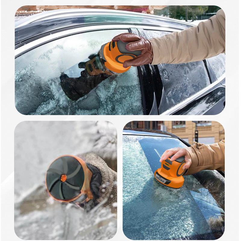 2026 New Model Snail Electric De-Icer Electric Ice Scraper Cleaning Brush Polishing Sponge Price Not Included