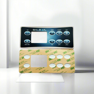Silk Screen Pvc Film Switch Panel Electronic Equipment Bulging Button Surface Sticker Instrument Control Panel