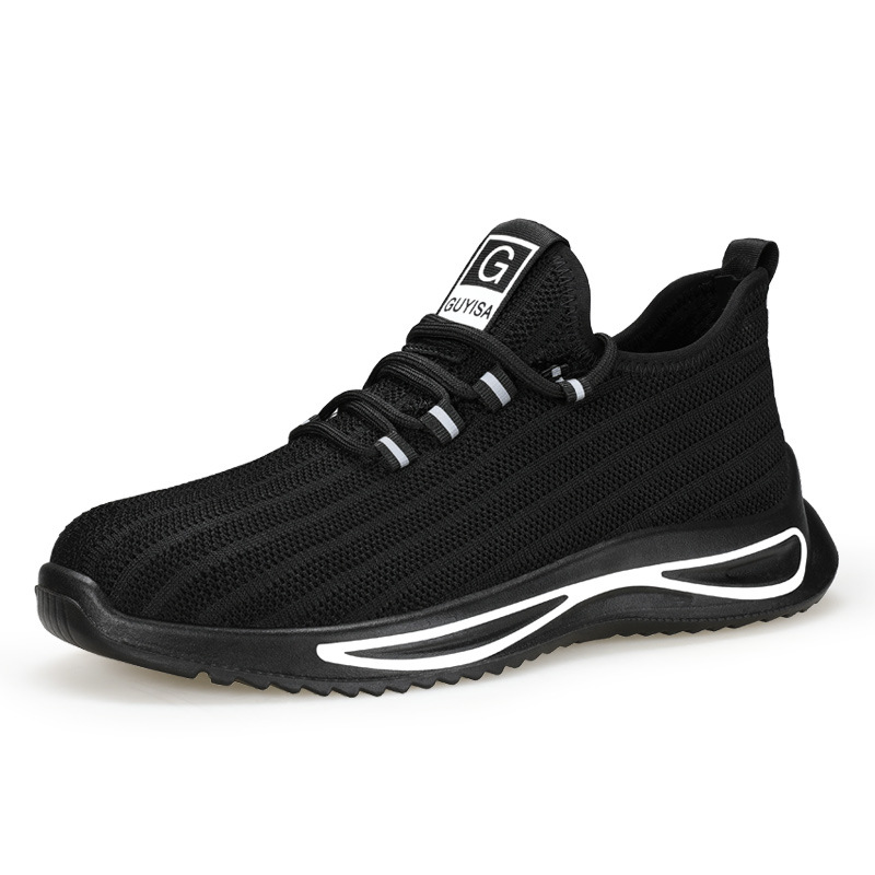 Zapatos de Seguridad Anti-impacto y Anti-perforación de Tejido Volador Transpirables para Trabajo image 9