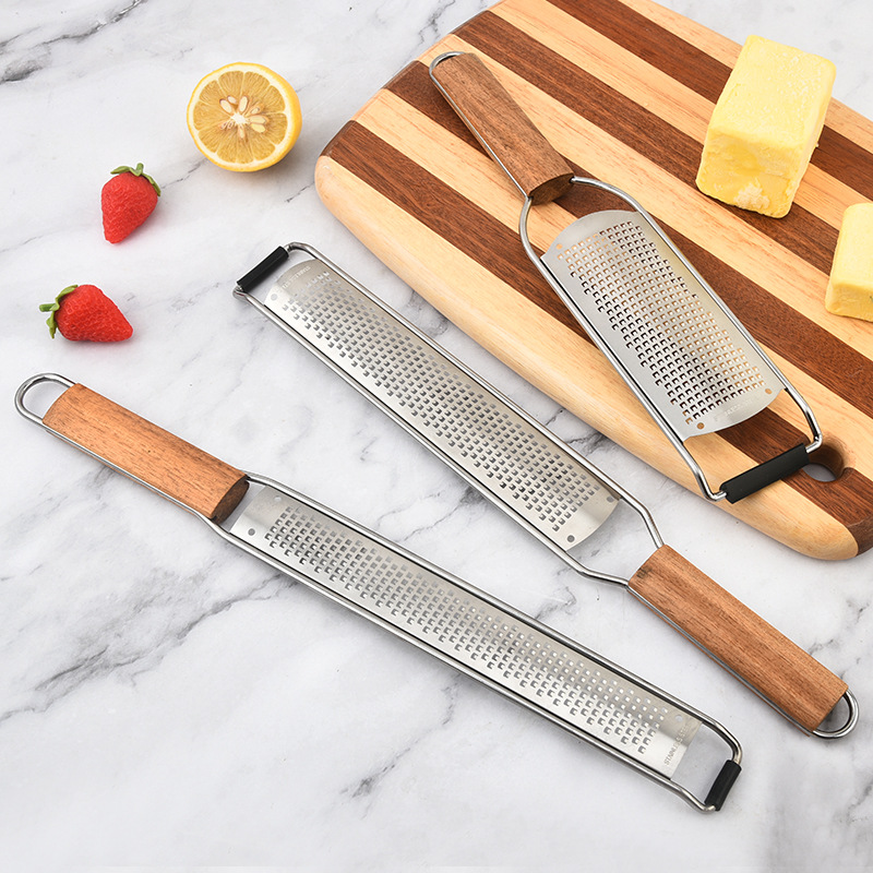 不锈钢芝士刨家用蔬果刨丝器姜丝刨柠檬刨屑器奶酪刨刀厨房工具