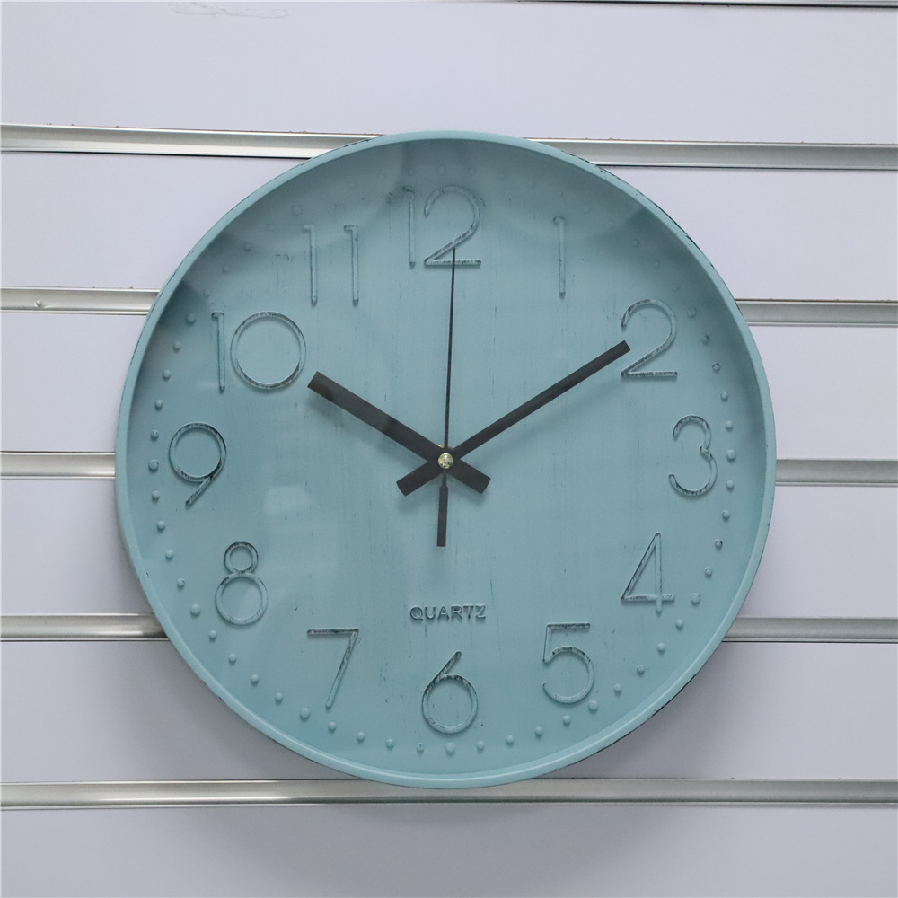 【12英寸30CM】可芯钟表挂钟客厅创意时钟静音电子石英钟挂表简约
