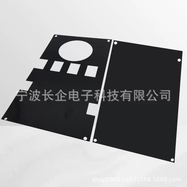 大尺寸黑色PC绝缘麦拉片 防火阻燃耐高温PC绝缘片