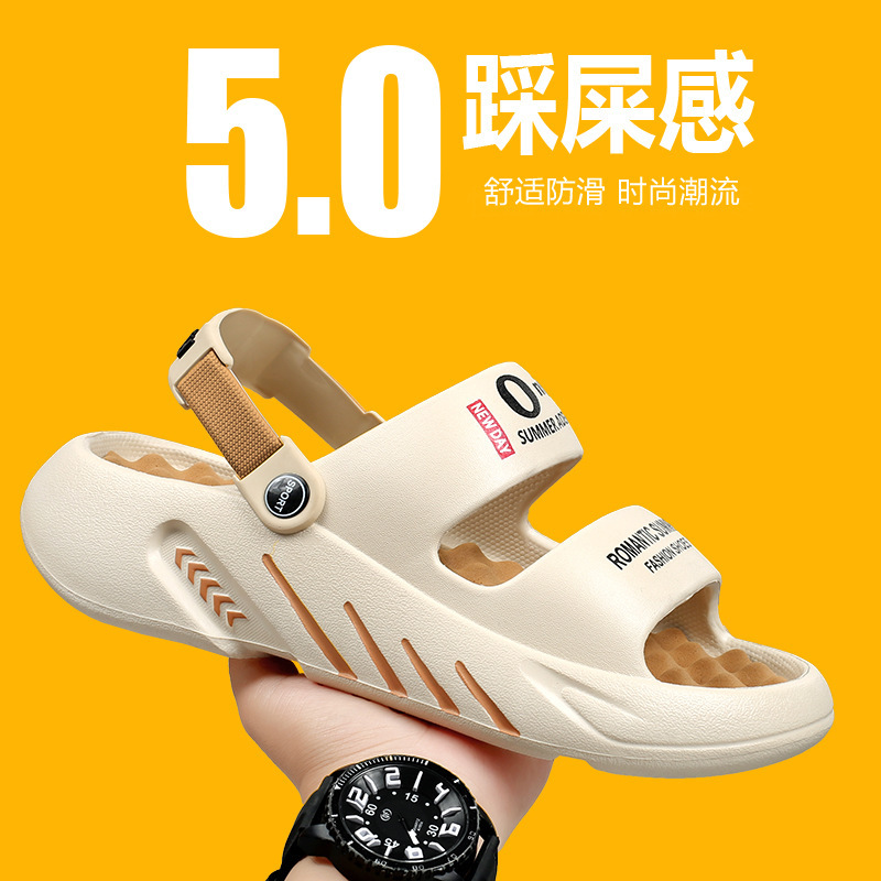 Verano nuevo estilo de moda outerwear zapatillas deportivas de moda zapatillas casuales zapatillas de playa casuales antideslizantes para hombres