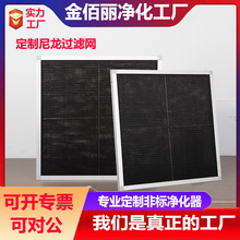 定制尼龙过滤网中央空调加厚百叶新回风口防尘蚊网板式初效过滤器