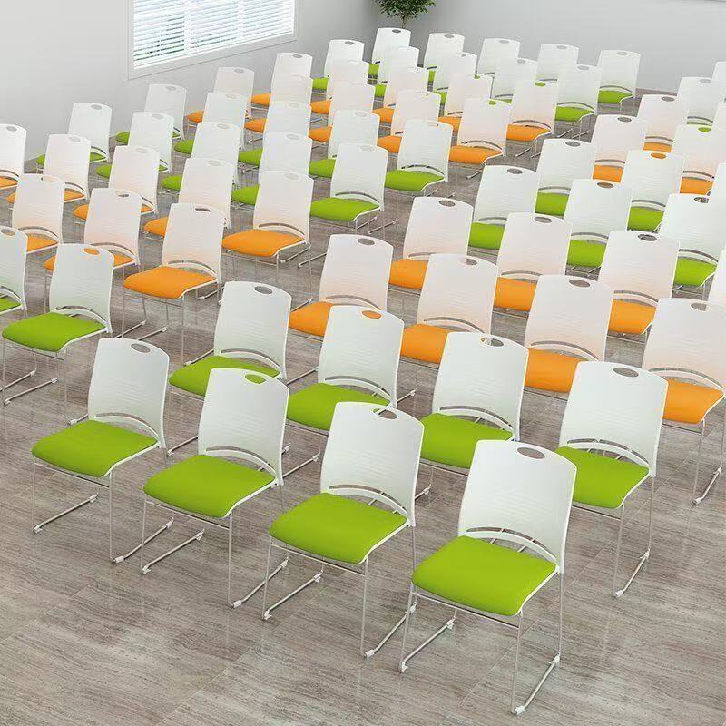 Training chair, solid steel conference chair, staff office chair, simple arched backrest chair, stackable comfortable conference chair Training chair, solid steel conference chair, staff office chair, simple arched backrest chair, stackable comfortable conference chair