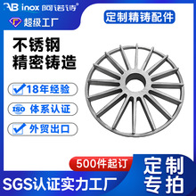 不锈钢304精铸后倾式离心叶轮烤箱 / 风机用高转速金属风轮铸造厂