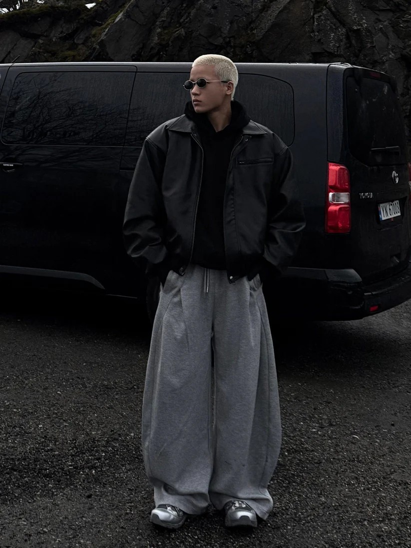 Men's And Women's Relaxed Casual Straight Leg Sports Pants American Style Autumn Sweatpants Loose Fit_viptrois.com