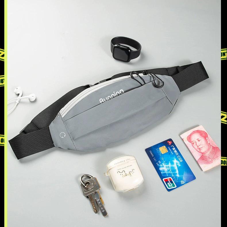 Поясная сумка для мобильного телефона, поясная сумка для занятий спортом и фитнесом на открытом воздухе, водонепроницаемая сумка для ночного бега 7.2inch для мужчин и женщин, водонепроницаемая на открытом воздухе