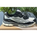 Asics gray and black